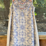 Free People Ancient Mystery Beaded Shift Dress In Tea Combo Size M Photo 0