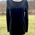 Vila Milano BLACK WOOL BLEND SWEATER Photo 4