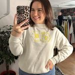 Tultex vintage white arizona embriodered crewneck Photo 0