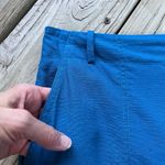 Ann Taylor Women's Blue Linen Blend Midi Pencil Skirt Size 4 Photo 2