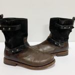 Rag and Bone Rag and‎ Bone two tone suede leather moto boots 37 Photo 0