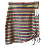 NEW TARGET PRIDE Asymmetric Mini Skirt Size Small LGBTQ Rainbow Colorful Pink Photo 0