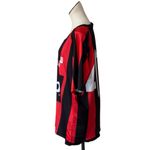 Jeep NWOT  Wrangler 4X4 Red Black Striped Jersey Top  Large Photo 4