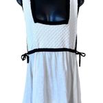 NEW Heather B Moon White / Black Trim Square Neck Knit Tank White Size M Photo 10