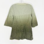 Athleta  Green Ombré Eyelet Swimsuit Coverup Size Medium Photo 8