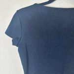 Princess Polly  Cap Sleeve Mini Dress Size 6 Ribbed Bodycon Black Photo 6