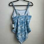 Catherine Malandrino  Blue Tropical One Piece Swim NWT Photo 2