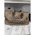 TUMI Signature Collection Logo Duffel #72163CFF Taupe Olive Trim Weekender Green Photo 9