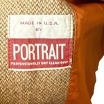 70s Vintage Stone Brown Tweed Cape Style Trench Coat Womens Small/Medium USA Size undefined Photo 5