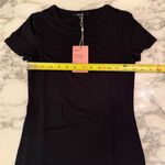 Quince NWT  Women’s Black Tencel Jersey Mini T-Shirt Dress Sz XS Photo 3