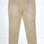 Chico's So Slimming Paisley Printed Jeans Jeggins Photo 0