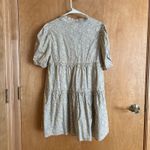 Sundays NWT Eden Celestial Bloom 100% Cotton Floral Tiered Ruffle Mini Dress XS Photo 7