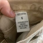 Bill Blass  Vintage Tan Cotton Tapered Pants size 0 Photo 12