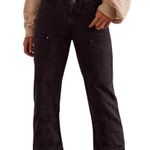 We The Free FREE PEOPLE / Supersonic Slim Pants in Black Size 2 New w/o Tag Photo 2