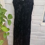 Johnny Was New NWT  velvet Black silk Floral Maxi Dress Photo 7