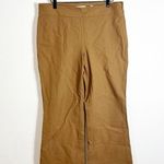 Vince  Kick Flare Crop Pant Toffee Brown Pants Size 10 Photo 2