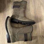 Charleston Shoe Co Legare Mid Calf Rain Boots Olive Brown Size 7 Green Photo 4