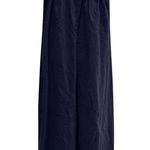 NEW Oversized Cotton Sleeveless Cotton Jumpsuit Adjustable Straps M Navy Blue Size M Photo 4