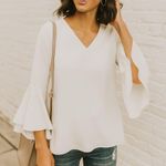 Alfani  poet bell sleeve blouse Photo 0