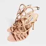 Steve Madden Women’s Nuebuck Leather Teagan Sandal Blush Photo 4