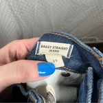 Madewell  Dark Wash High Rise Baggy Straight Jeans‎ Photo 5