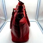 Bright Red Italian Leather Bag | Made in Italy | Borse in Pelle Photo 2