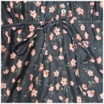 Serendipity Large Maternity Floral Black and Pink Tunic Top Photo 2