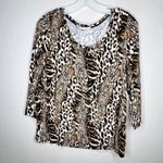 Peter Nygard Peter‎ Nygard Animal Print Top Photo 6
