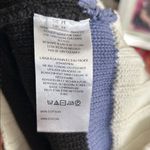 We The Free  Free People Tommi Striped Sweater Vest Black White Purple M Photo 9