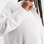 4th & Reckless Taina oversized waffle shirt in white size s Photo 1