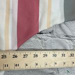 Hyped Unicorn  Cropped Doleman sleeve stripped multicolored semi sheer top SMALL Photo 10