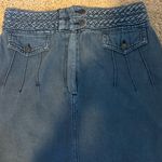 Free People  Denim Skirt Size 8 Photo 1