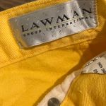 LawMan Vintage Yellow  London Rocks Denim Jeans  Photo 4