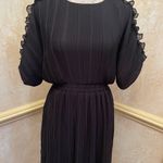 Endless Rose Chiffon Plisse Back Cutout Maxi Dress Sz S oversized Photo 2