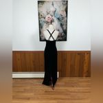 Gorgeous Vintage 90s Maurice’s Black Velvet Prom Gown! Size 8 Photo 4