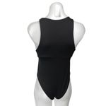 ZARA  Women's Black Sleeveless Racerback High Neck One Piece Bodysuit Tank Top M Photo 1