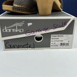 Dansko  Teagan Metallic Gunmetal Leather Heeled Sandals Size 41 or 10.5-11 Photo 11