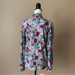 Leota  | Mixed Print Floral Blouse Sz S Photo 3