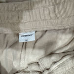 Cream Pleated Lounge Pants Tan Size M Photo 4