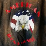 Urban Outfitters American Iron & Muscle T Shirt Vintage Y2K Brown Black Medium M USA Eagle Unisex Photo 15