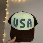 USA Patch Hat Brown Photo 2