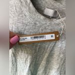 SKIMS Boyfriend Long Sleeve Oversized Light Heather Gray T-Shirt Size XXS New Photo 3