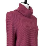 New York & Company Sweater Turtleneck Long Sleeve Tunic Pink Women’s Size XL Photo 5