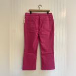 Anthropologie Pilcro The Yaya Mid-Rise Crop Flare Jeans Barbiecore Size 33 NWT Photo 4