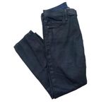 Current/Elliott The Stiletto Black Coated Jeans Photo 1