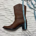 Faded Glory  Brown Western Buckle Heeled Boots Sz 8 Photo 6