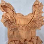 Tularosa  Julian Dress in Cantaloupe Orange XS Photo 10