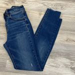 PacSun Distressed Ankle Jeggings Blue Jeans with Distressed Pantlegs Size 25 Photo 4