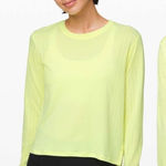 Lululemon ‎ Train to be Long sleeve shirt florid flash women’s size 4 Photo 0
