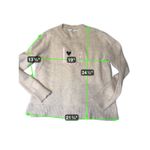 The Cashmere Project Women's Size S Tan Love Heart Embroidered Sweater Photo 1